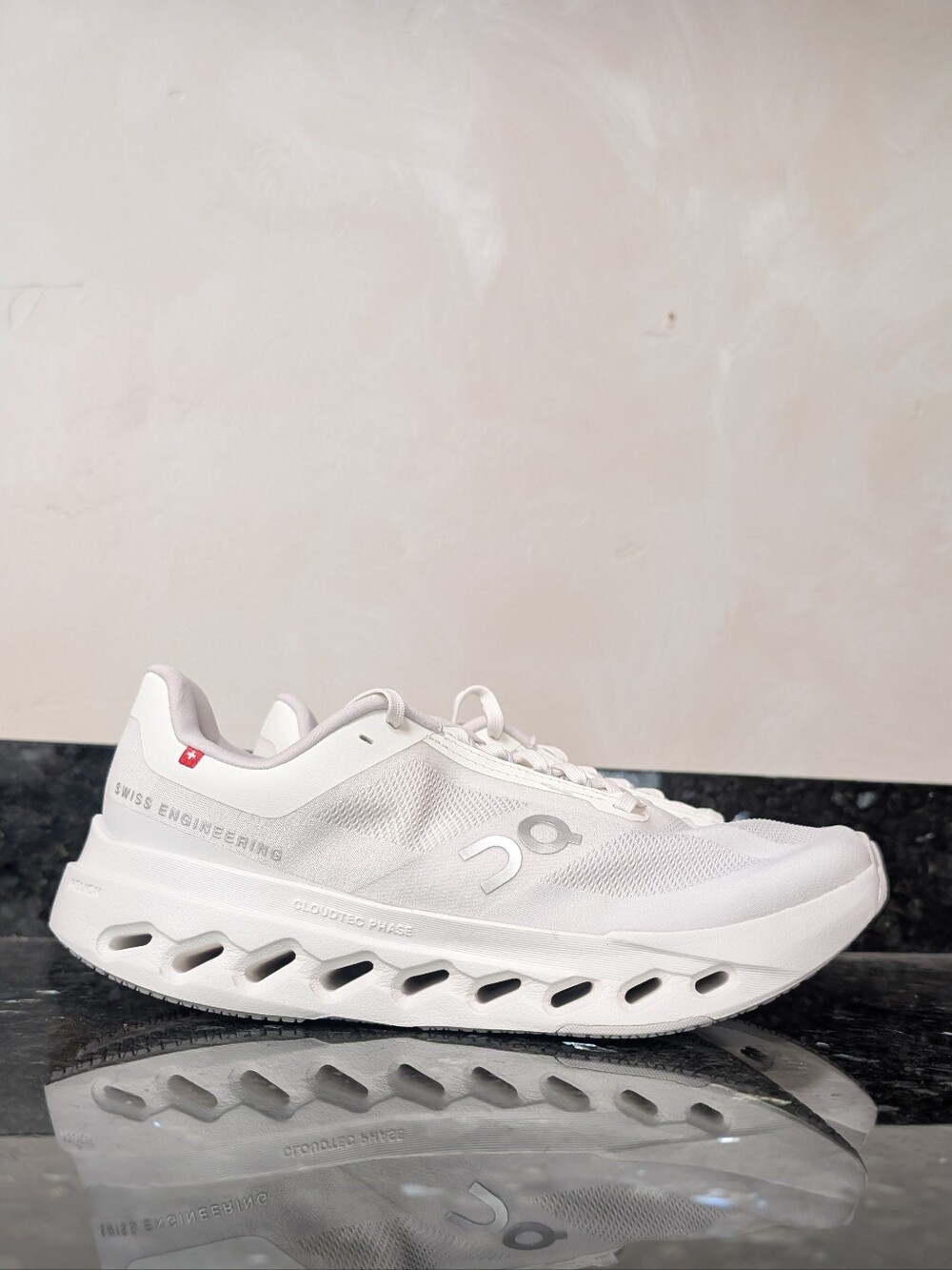On Running Women's White CloudSurfer Next Athletic Shoe 9.5